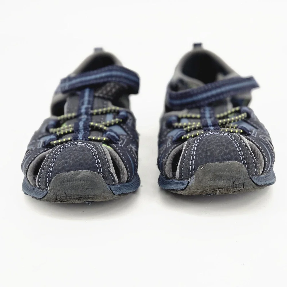 Merrell Hydro Hkr Sandal Boys Size 8M Navy Blue Hiking Water Shoes Naturecore
